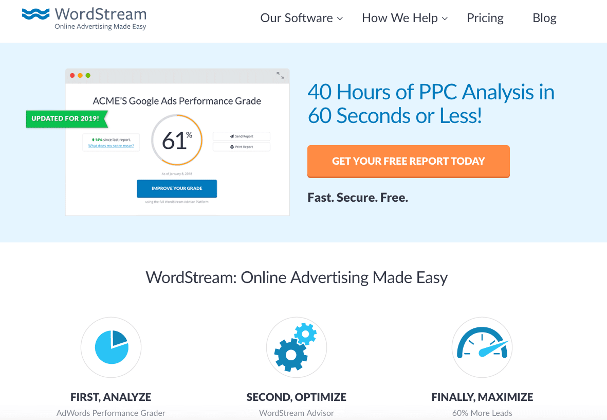 Wordstream AI Tool